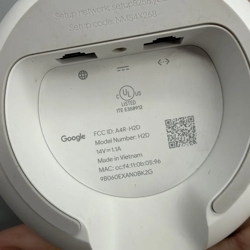 Google Wifi H2D Mesh Wireless Router